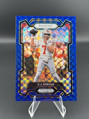 2024 Panini Prizm Draft Picks - CJ Stroud #63 Blue Finite Prizm /89