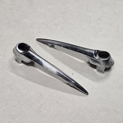 Jaguar E-type XKE S2 FHC Exterior Chrome Door Handles  Original  Unrestored