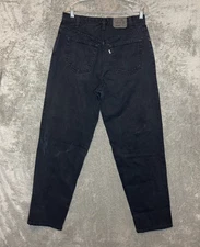 Levis Silvertab Men 90s Grunge USA Made Mid Rise Loose Tapered Baggy Jean 32x34*