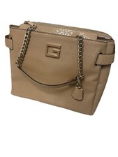 GUESS Blane Satchel Handbag In Sand Women’s Handbag