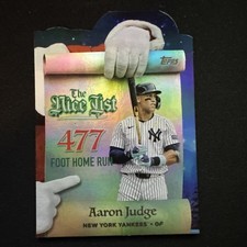 Aaron Judge 2025 Topps Holiday Making The Nice List # MNL20