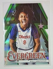 Bub Carrington Evergreen Exclusive Die Cut Foil Insert 2025 Topps Holiday...