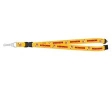 Washington Redskins Commanders Retro Logo Lanyard Keychain Double Sided...
