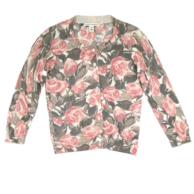 Banana Republic Womens Petite XS Thin Button Cotton Cardigan Cottage Core Pink