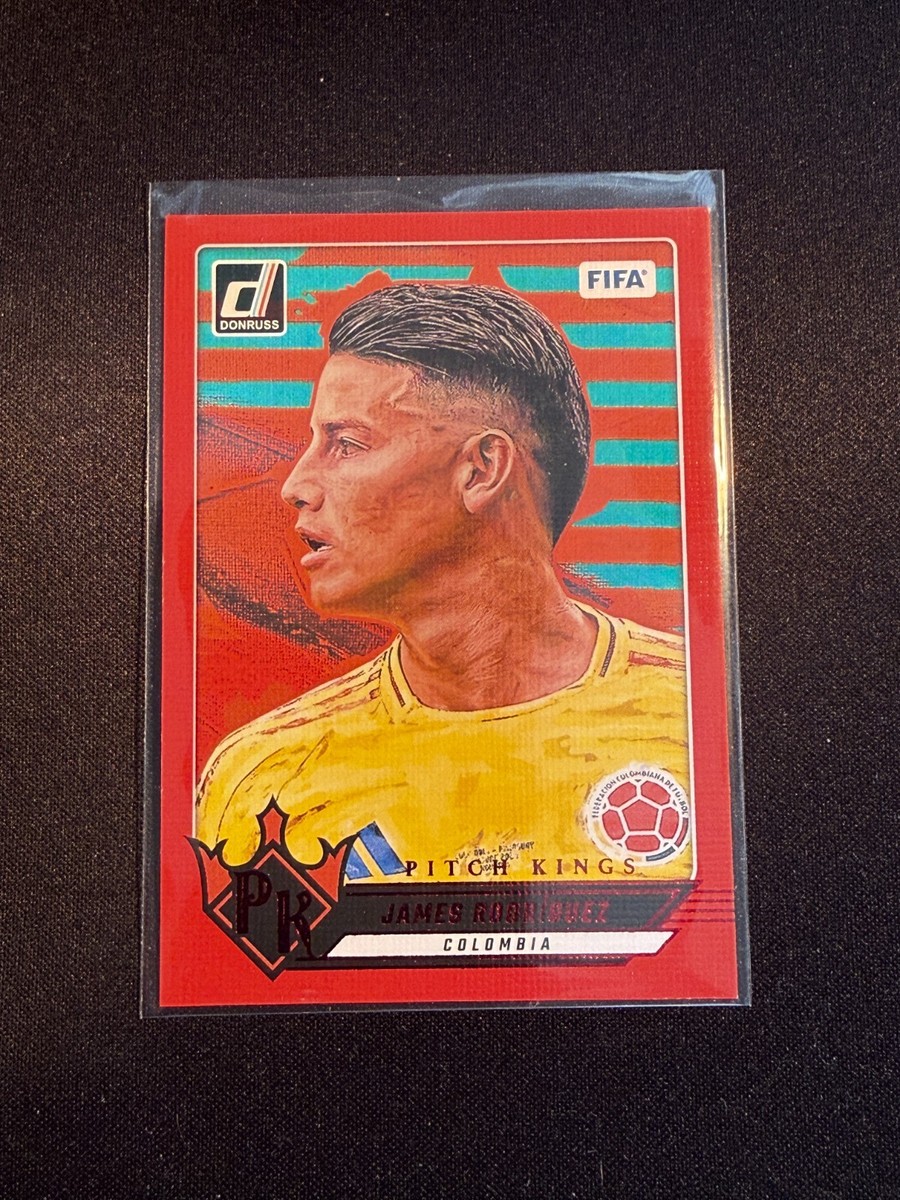 2024-25 Panini Donruss Fifa - Pitch Kings James Rodriguez #5 Red