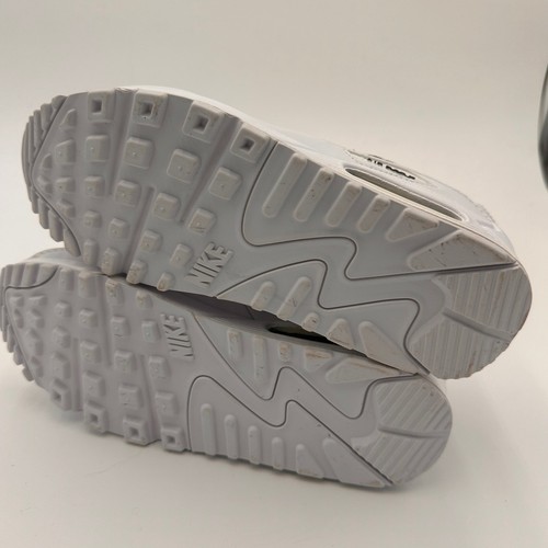 Nike scarpe da ginnastica donna Air Max 90 bianche con swoosh nere taglia 7,5 - Foto 6 di 9
