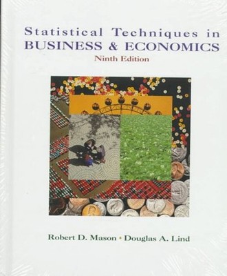 Statistical Techniques in Business and Economics Hardcover