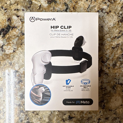 PowerA Hip Clip Belt Controller Holder for Meta Quest 3 / 3S