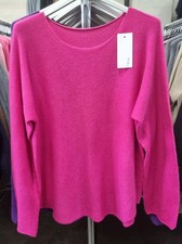 NEW LADIES PLUS SIZE BATWING SLEEVES PLAIN SOFT KNIT JUMPER CASUAL WOMENS JUMPER