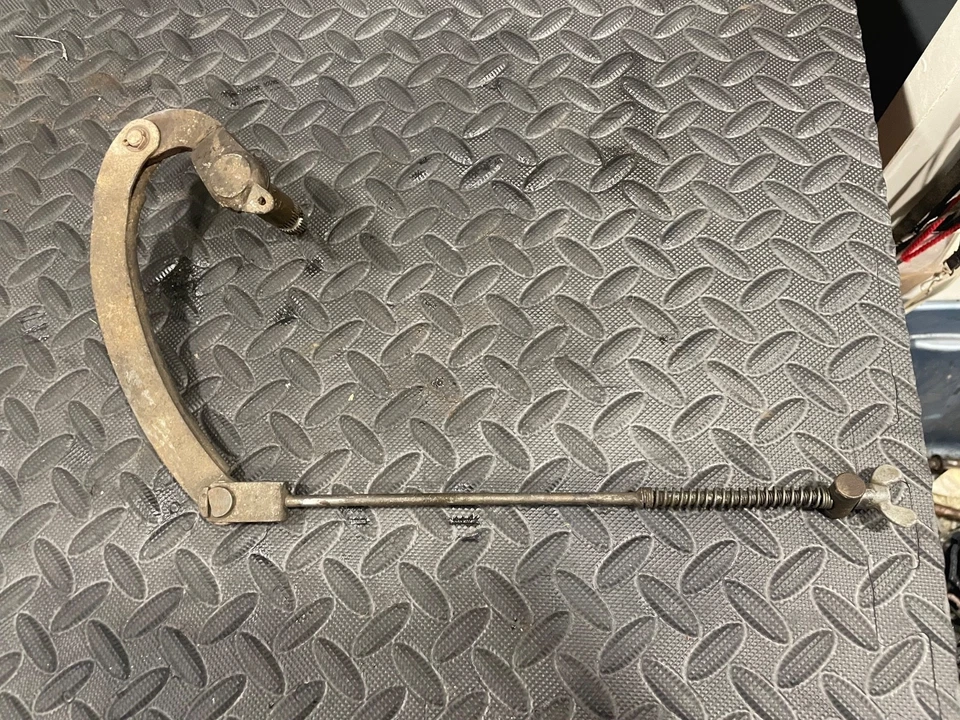 1980 YAMAHA TT500 TT 500 REAR WHEEL BRAKE LINKAGE ROD ARM SPRING - Image 2 of 4