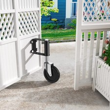 Ronlap Gate Wheels For Wooden Gate, Gate Caster Wheel Spring Loaded Fo