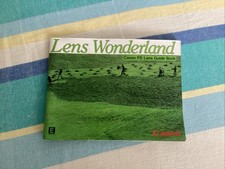 Canon FD Lens Guide Book Wonderland Instruction Manual Vintage 1982 45 PAGES