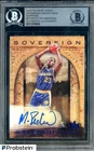 Mitch Richmond Signed 2018 Court Kings Sapphire #27 Warriors 18/25 BGS BAS AUTO