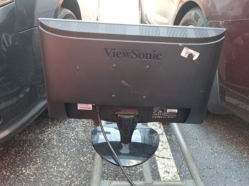 ViewSonic VX2439wm 24" LED Monitor w/Speakers 1080p Full HD DVI VGA HDMI VS12841 - Image 3 of 4