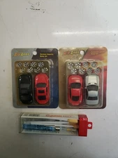 3 Pc Lot Of ZipZaps Micro RC German Imports, European Sports Body Kit, Care Kit