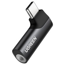 UGREEN USB C to 3.5mm Audio Adapter Type C Aux Headphone Jack DAC Black