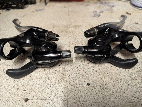 SHIMANO M540 COMBINED BRAKE LEVERS AND 7SP SHIFTERS RETRO