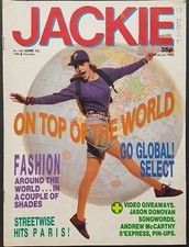 Jackie Magazine 10 June 1989 - London Boys, S'Express, Étienne Daho, Greg Kane