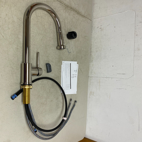 Signature Hardware Ridgeway Pull-Down Kitchen Faucet-Chrome * New !! * - Picture 2 of 11