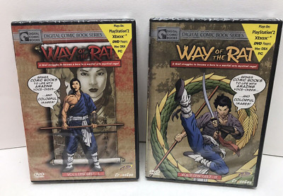 Way Of The Rat Vol 1 and 2 Digital Comic Book DVD Crossgen Intec - Sealed