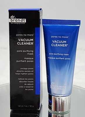 Dr Brandt Pores No More Vacuum Cleaner Pore Purifying Mask 1oz NEW SEALED $44