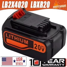 8.0Ah 20V LB2X4020 Battery FOR Black and Decker 20V MAX Lithium LBXR20 LBX20 US