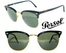 PERSOL SONNENBRILLE SCHWARZ GRÜN CELLOR 2 3105 RATTI CLUBMASTER BRILLE mc QUEEN