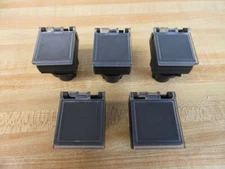IDEC HW2B-M1B Square Push Button Switch W/Guard (Pack of 5)