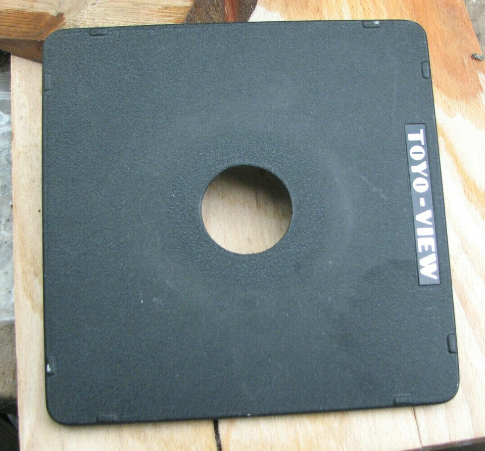 genuine cast Toyo monorail 5x4 10x8 flat lens board for copal compur 0  - Image 3 of 3