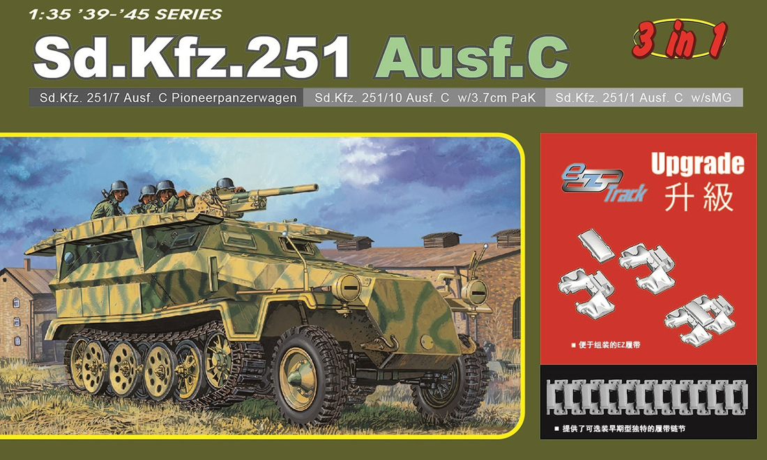 Dragon Models DML 6224 1/35 Sd.Kfz.251/7 Ausf.C Pionierpanzerwagen 3 i