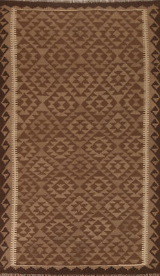 Reversible Kilim Kelim Rugs Rectangle Handwoven Tribal Carpets 5x8 ft
