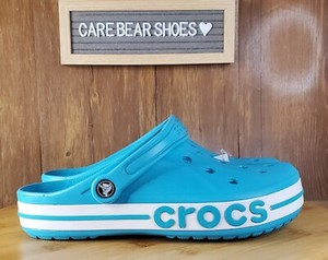 crocs aqua blue