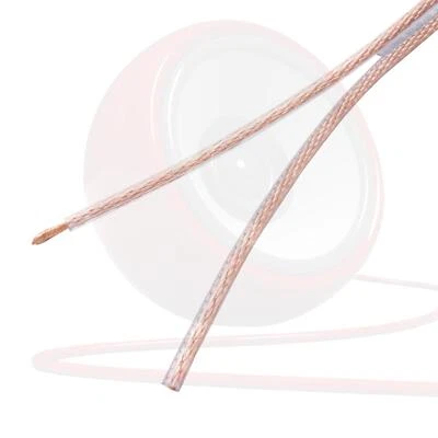 Van Damme High Definition HiFi Speaker Cable. Directional UP-LCOFC Shotgun FLAT