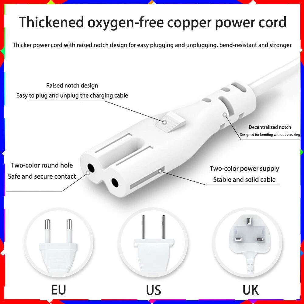 40W 5V/8A Multi-Port USB Hub with AC Adapter for Desktop & Travel Charging