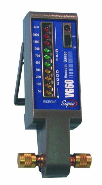 Supco VG60 Portable Hand Held Vacuum Indicator Gauge