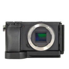 For Sony A6600 Hot Shoe Mount Extension Quick Release Plate L Bracket Hand Grip