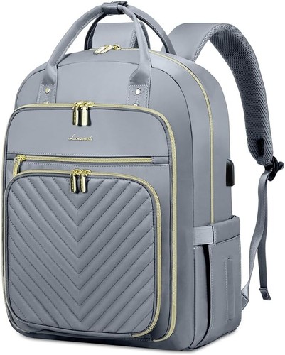 Large Travel Laptop Backpack for Women, Carry On Backpack with USB Charging Port - Picture 2 of 12