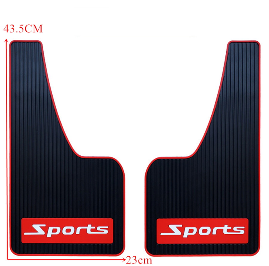 2Pcs Car Mud Flaps Mudflaps Splash Guards Fender Sport Style Soft PVC ...