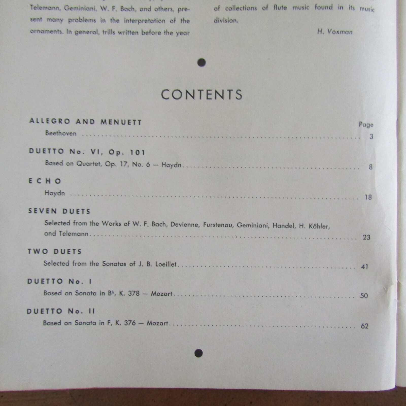 RUBANK SELECTED DUETS FOR THE FLUTE Volume II SC eBay
