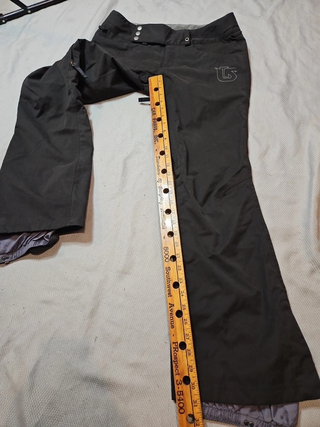 burton lined logo waterproof insulated dryride pants