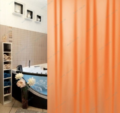 Green Concept Duschvorhang True Frosty Orange. Wir LOVE ECO! aus weichem Vinyl