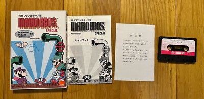 マリオブラザーズ スペシャル　PC-6001mkⅡ　ハドソン　任天堂　mk2 Mario Bros. Special PC-6001 mkII Nintendo Hudson Soft Vintage Game