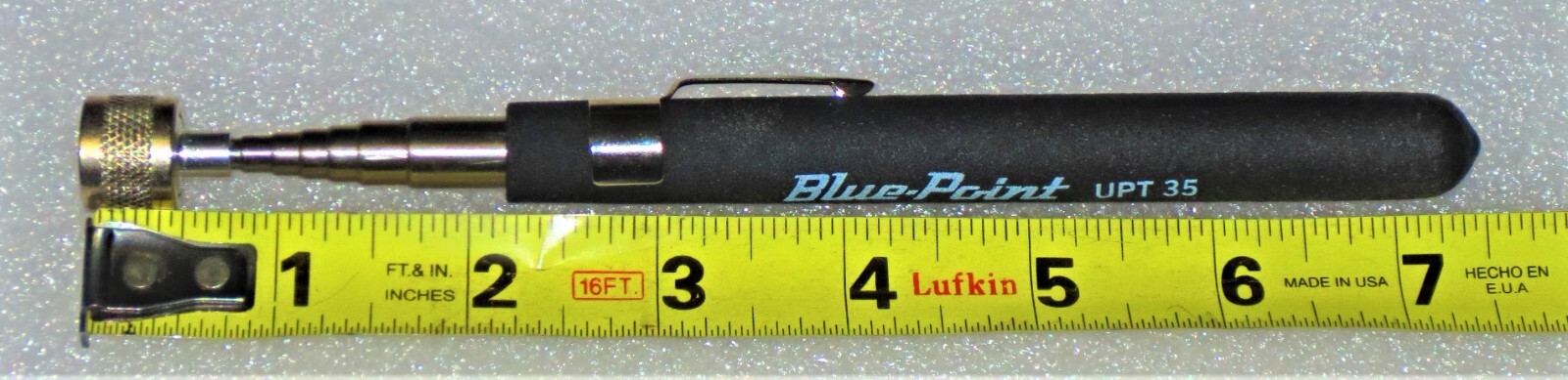 Snap-on's BLUE POINT MAGNETIC PICK UP TOOL UPT35 *BLACK* TELESCOPING TO 33" NEW!