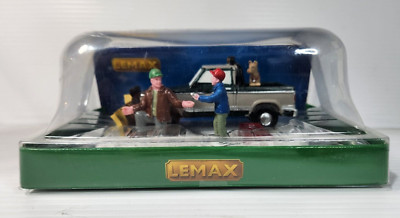 Lemax - Setting up the snow plow - Holiday Table Accent