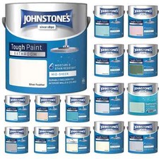 Johnstone's Bathroom Midsheen Paint Wall & Ceiling Though Multi Color Paint 2.5L