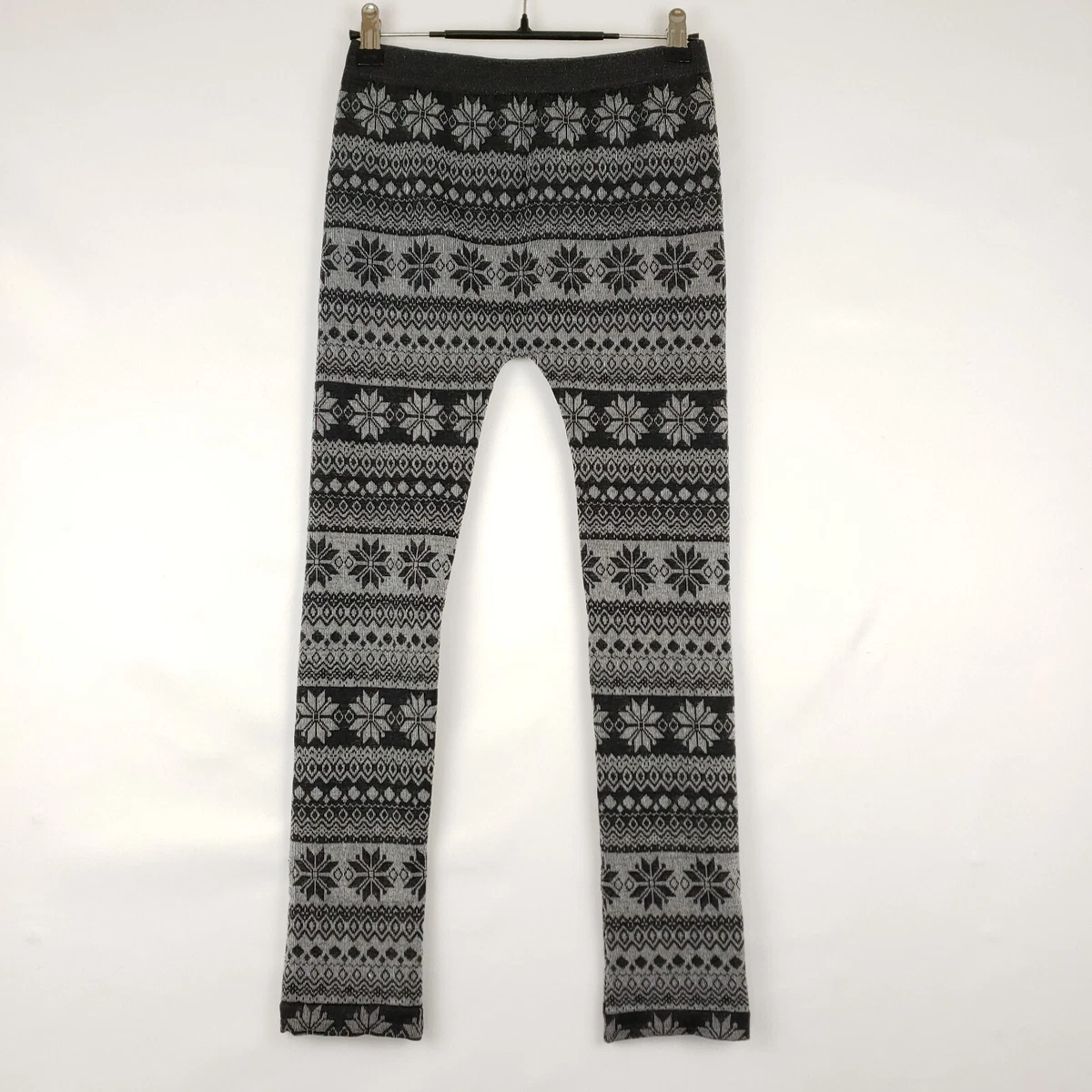 Soho Girls Leggings Womens Fair Isle Pattern Stretch Holiday