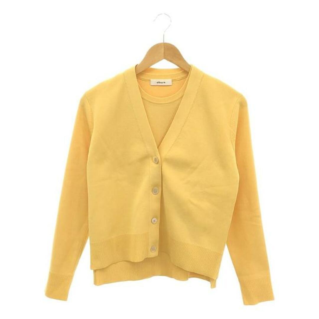 ebure evure ensemble silk blend high gauge v neck knit cardigan  