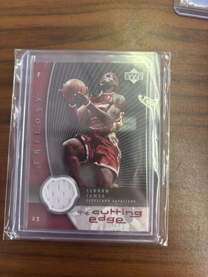 2005-06 Upper Deck Trilogy The Cutting Edge GAME USED Patch LeBron James  