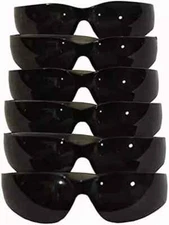 Eyepro 12 Pack Safety Glasses Safety Goggles Scratch Impact Smoke Lens Dark Gray