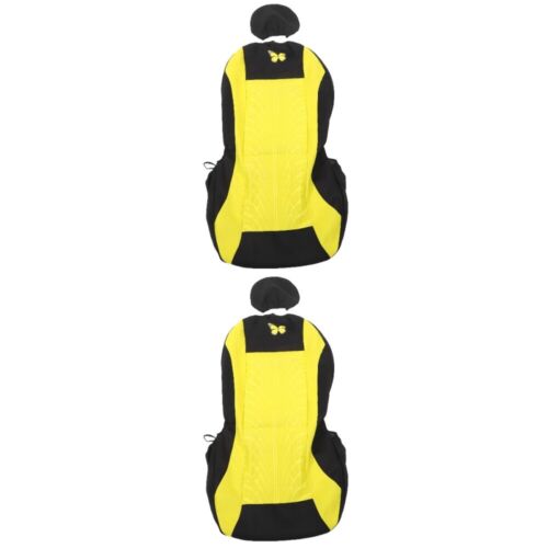 2pcs Car Seat Fabric Seat Breathable Car Interior Butterfly - Afbeelding 1 van 12
